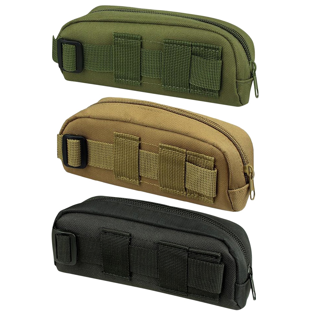 Outdoor Hunting Sunglasses Case Waist Hanging Molle Pouch Scratch-proof Goggles Storage Box 600D Nylon Eyewear Bags